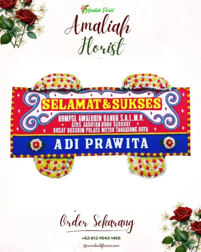 Karangan Bunga Ucapan Selamat bandasari