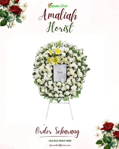 Krans Bunga Duka Cita bandasari